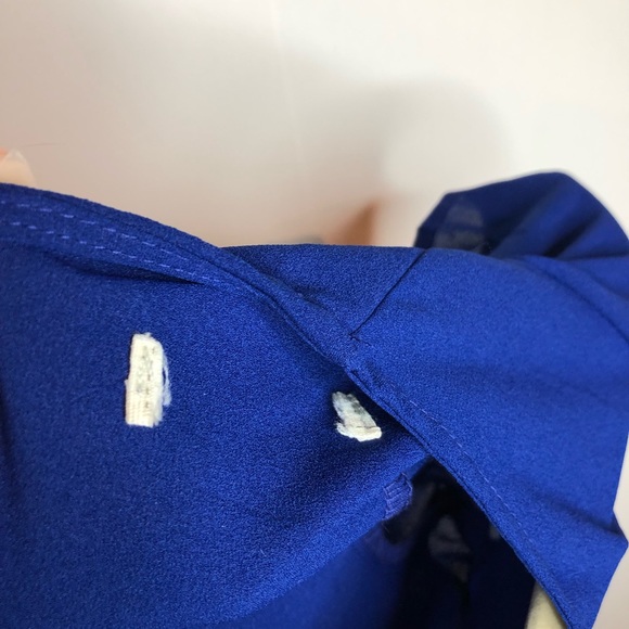 Peplum Shirt with Cut-Out Back - Picture 5 of 12